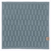 Mette Ditmer Vaskeklud - Geo 30 x 30 cm Stone Blue - 3-pak