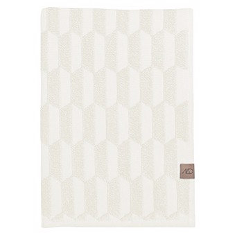 Mette Ditmer Gæstehåndklæde - Geo 35 x 55 cm Off-white - 2-pak