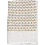 Mette Ditmer Håndklæde - Grid 50 x 100 cm Sand/Off White