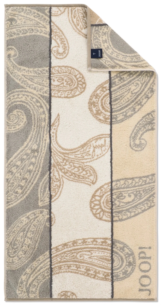 JOOP! Badehåndklæde - Contour Paisley 80 x 150 cm Creme