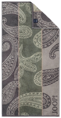 JOOP! Badehåndklæde - Contour Paisley 80 x 150 cm Olive