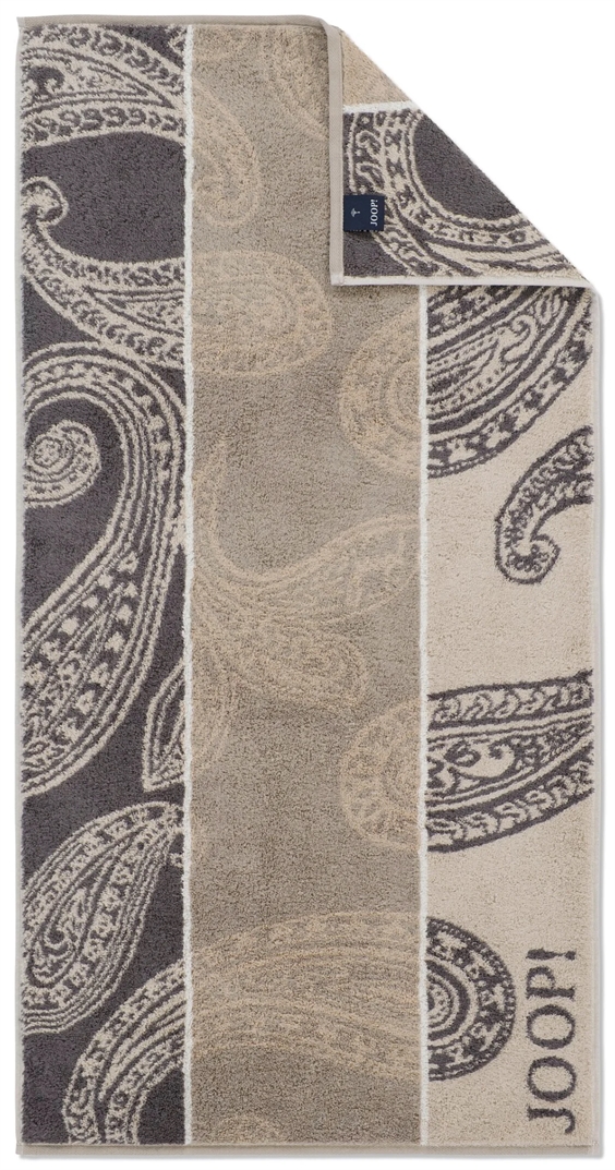 JOOP! Badehåndklæde - Contour Paisley 80 x 150 cm Taupe