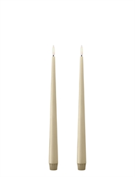 Ester & Erik - LED Stagelys 2 stk. - 30 cm - Pale Ginger