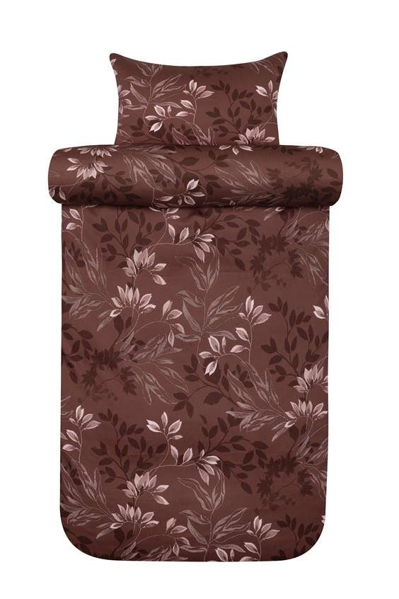 Høie of Scandinavia sengetøj - Nadja 140 x 220 cm Reddish Brown