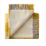 Silkeborg Uldspinderi plaid - Plain Beat All Yellow