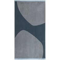 Mette Ditmer Badehåndklæde - Rock 70 x 133 cm Slate Blue