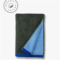 Mette Ditmer Håndklæde Serie - Soft Dark Olive/light blue