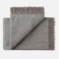 Silkeborg Uldspinderi plaid - Stockholm Stone Blue