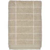 Mette Ditmer Gæstehåndklæde - Tile Stone 38 x 60 cm Sand/Off White - 2-pak