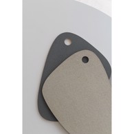 Mette Ditmer dækkeserviet - Twin Dark Grey / Sand