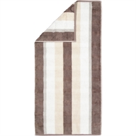 Cawö Håndklæde - Noblesse Stripe 50 x 100 cm Walnuss
