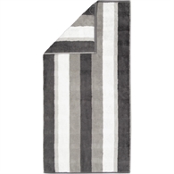 Cawö Håndklæde - Noblesse Stripe 50 x 100 cm Anthrazit