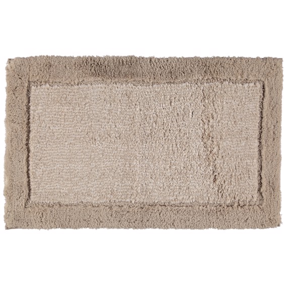 Cawö bademåtte - Luxury Two Tone 70 x 120 cm Sand