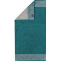 Cawö Gæstehåndklæde - Luxury Two Tone 30 x 50 cm Smaragd 