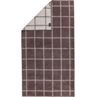 Cawö Badehåndklæde - Luxury Two Tone Grafik 80 x 150 cm Pepper