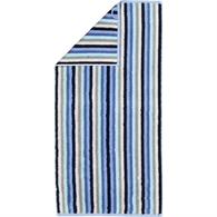 Cawö håndklæde - Shades Streifen 50 x 100 cm Aqua