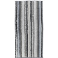 Cawö håndklæde - Unique Strib 50 x 100 cm Antracit