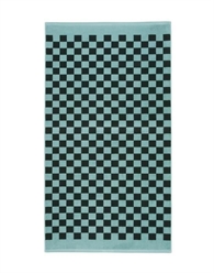 Marc O'Polo Badehåndklæde - Checker 70 x 140 cm Aquamarine