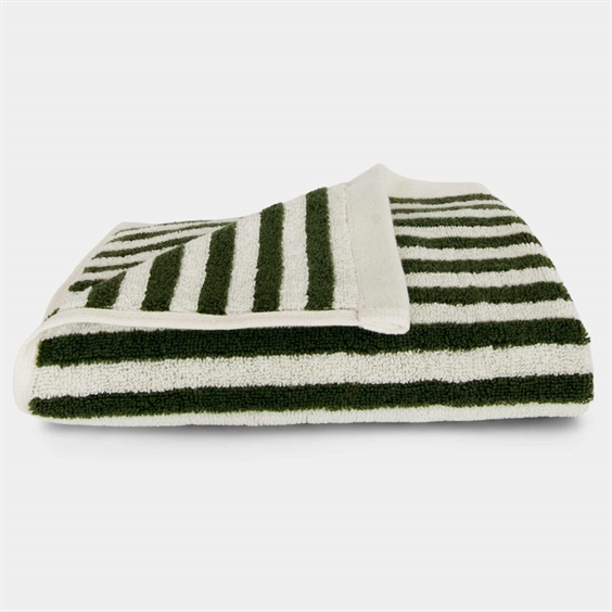 Homehagen Håndklæde - Pinstripe 45 x 65 cm Alpine Moss