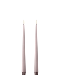 Ester & Erik - LED Stagelys 2 stk. - 30 cm - Soft Rose