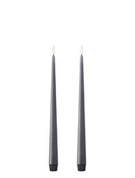 Ester & Erik - LED Stagelys 2 stk. - 30 cm - Dark Slate