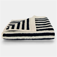 Homehagen Håndklæde - Pinstripe 45 x 65 cm Black