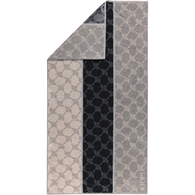 JOOP! Badehåndklæde - Signature Cornflower Stripes 80 x 150 cm Graphit