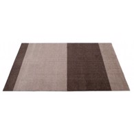 Tica Copenhagen Smudsmåtte - Stripes Horizontal 90 x 130 cm Sand/brown