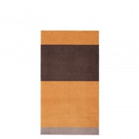 Tica Copenhagen Smudsmåtte - Stripes Horizontal 67 x 120 cm Dijon/brown/sand