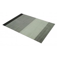Tica Copenhagen Smudsmåtte - Stripes Horizontal 90 x 130 cm Light/dusty/dark green