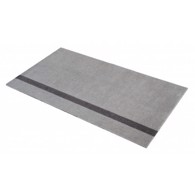 Tica Copenhagen Smudsmåtte - Stripes Vertical 67 x 120 cm Light grey/steel grey