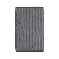 Marc O'Polo Gæstehåndklæde - Timeless Tone Stripe 30 x 50 cm Antracit/silver