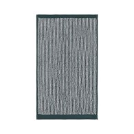 Marc O'Polo Gæstehåndklæde - Timeless Tone Stripe 30 x 50 cm Pine Green/off white